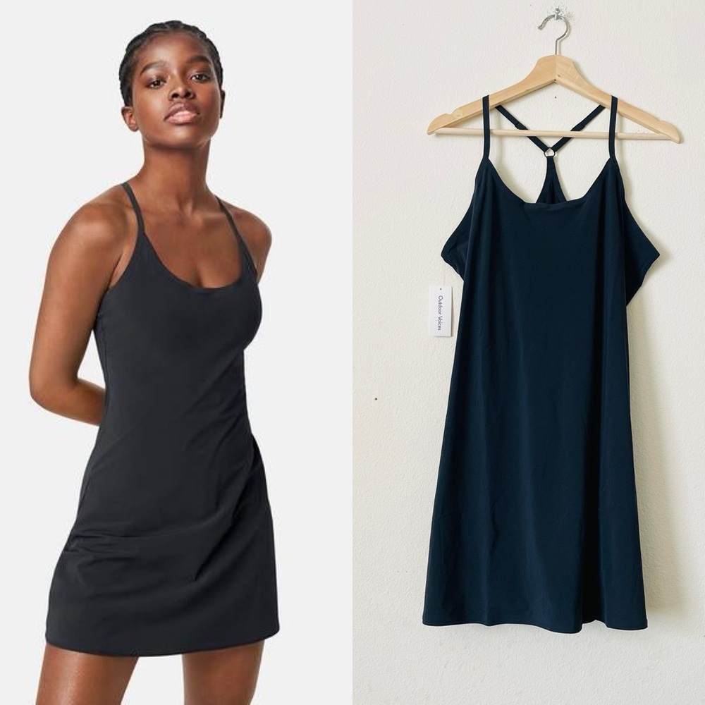 NWT Outdoor Voices XL The Exercise Dress in black - Picture 1 of 6